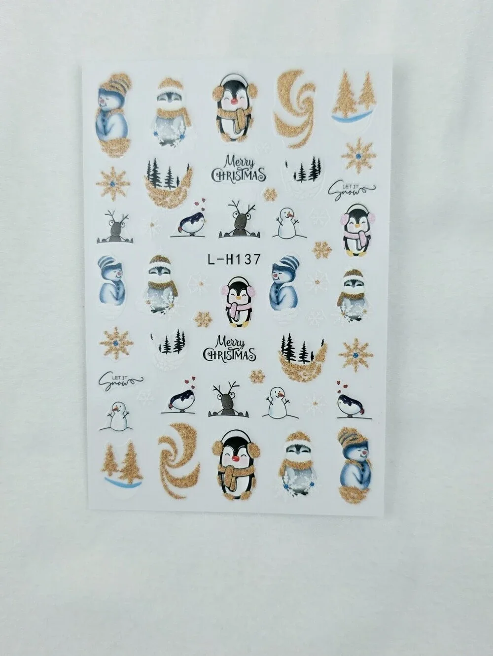 Trendy Self Adhesive Nails Art Transfer Sticker